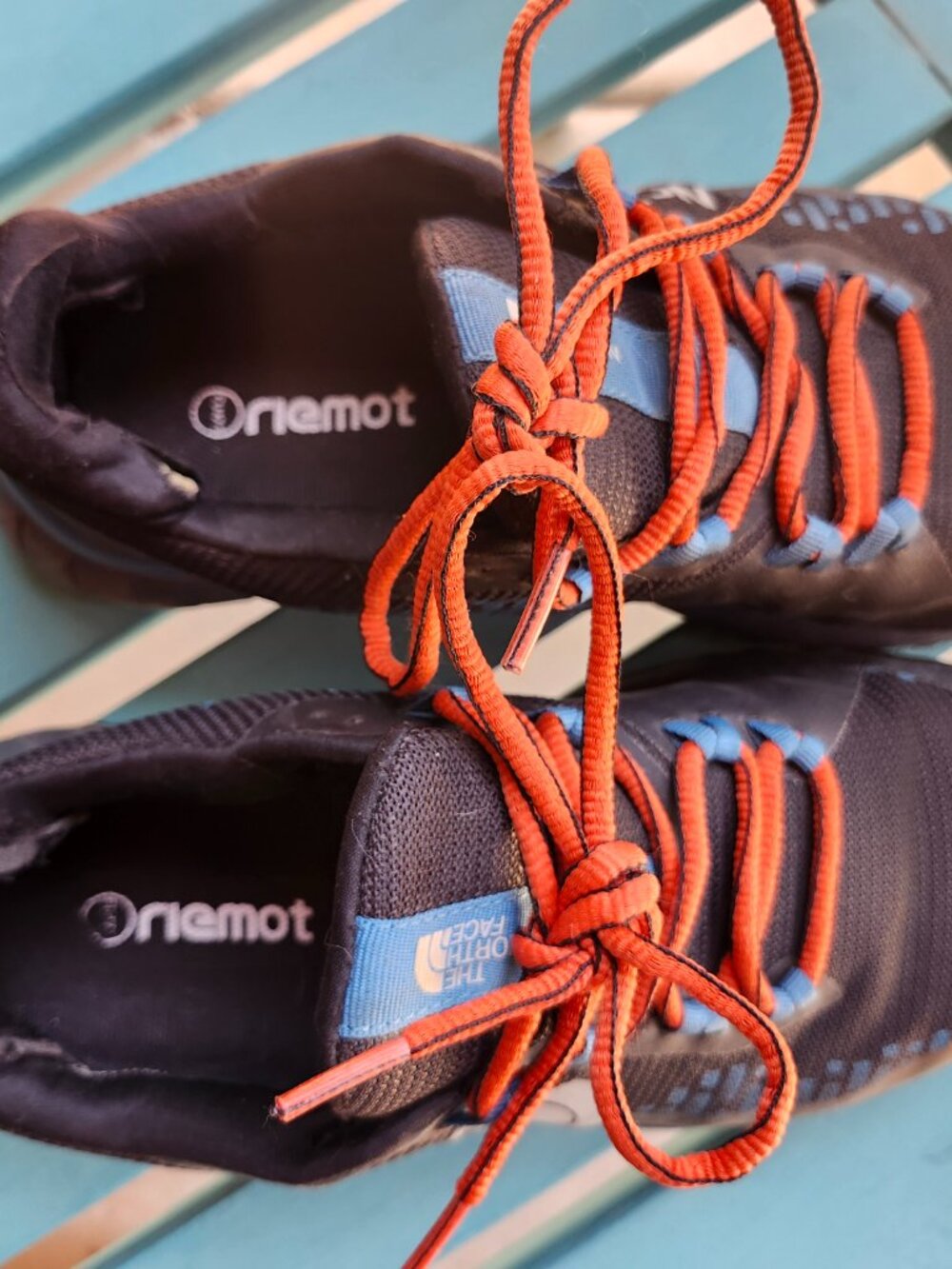 The North Face Men's FUTURELIGHT Hiking Trail Shoe Black/Blue/Orange/Gray 9.5 US - Picture 4 of 13